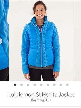 Lululemon St. Moritz Jacket — Beaming Blue